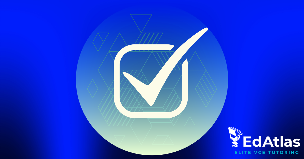 Decorative banner for the blog page for vce tutoring tips and tricks