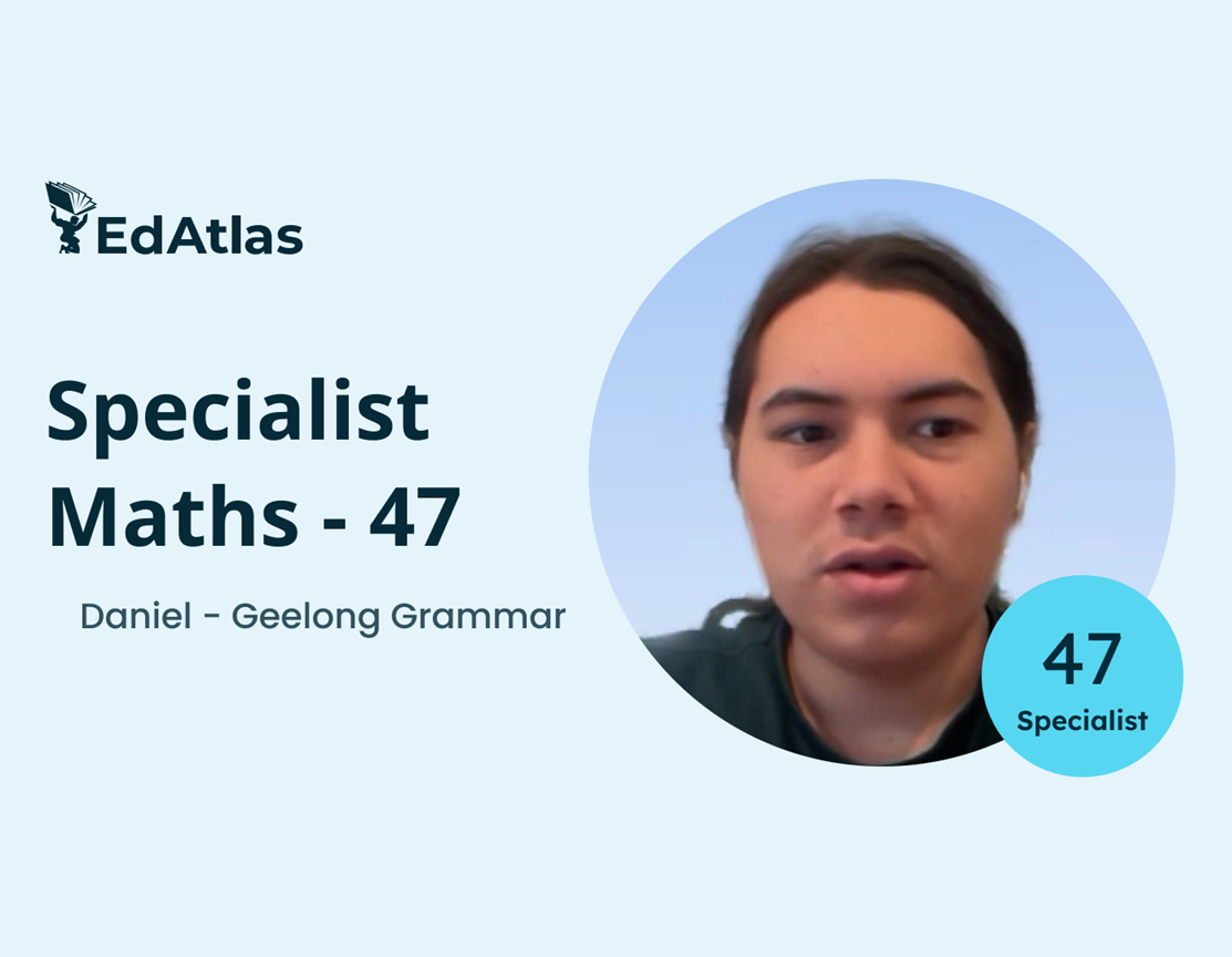 Video thumbnail of Daniel from Geelong with EdAtlas branding