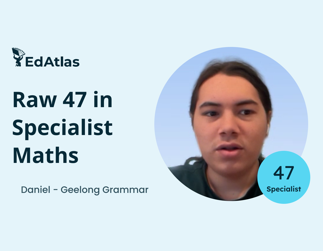 Video thumbnail of Daniel from Geelong with EdAtlas branding