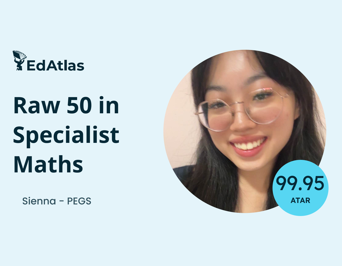 Video thumbnail of Sienna from PEGS – 50 Raw Specialist Maths with EdAtlas branding